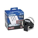 BROTHER INTERNATIONAL CORP / BRTDK2212 / Continuous Film Label Tape for QL Printers, 2-3/7in x 50ft Roll, White / Sold as 1 RL