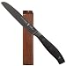 Tyler Florence Titanium 5-Inch Utility Knife with  Magnetic Individual Wood Knife Block