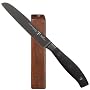 Tyler Florence Titanium 5-Inch Utility Knife with  Magnetic Individual Wood Knife Block