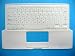Rasfox White KeyBoard Silicone Skin For 13.3" MacBook Leopard