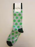 Happy Socks Big Dot Socks - Grey/Green BD01-075 (Mens Shoe 8-12)