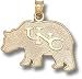 Northern Colorado Bears Solid 10K Gold Bear 5/8'' Pendant