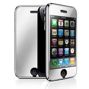 3-Pack Premium Reusable LCD Mirror Screen Protector with Lint Cleaning Cloth for Apple iPhone 3G 8GB 16GB