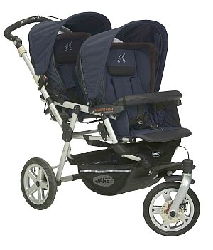 Jane Powertwin Stroller Navy