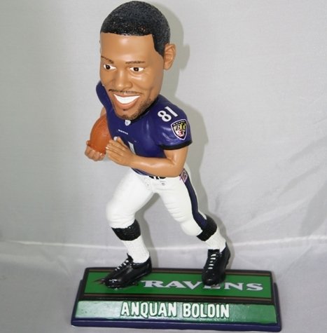 Anquan Boldin Baltimore Ravens End Zone Bobblehead Figurine