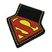 DC Comics SUPERMAN S Logo Magnet Black Leather MONEY CLIP