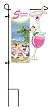 5 o'Clock Cocktails Sculpted Artistic Blend Garden Size Flag
