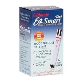 Ultimate EZ Smart Plus Test Strips, 50 Count