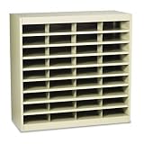 Safco 9261TSR E-Z Stor Steel Literature Center, Legal, 36 Compartments, 36-1 2h, Tropic Sand