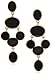 Marcia Moran Black Druzy Stone Chandelier 18k title=