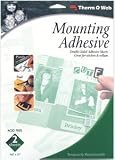 Therm O Web 8-1/4 Inch by 11 Inch Mounting Adhesive Double-Sided Sheets, 2 Per Package