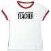 T-Shirt Ringer Woman White  I Can Be You Daur Teacher  Languaje
