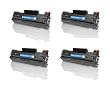 GREEN APPLE BRAND HP LASERJET P1102W TONER CARTRIDGES, 4 PACK