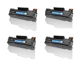 GREEN APPLE BRAND HP LASERJET P1102W TONER CARTRIDGES, 4 PACK