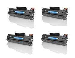 GREEN APPLE BRAND HP LASERJET P1102W TONER CARTRIDGES, 4 PACK