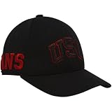 NCAA Zephyr USC Trojans Black Marquee Fitted Hat (7 1/4)
