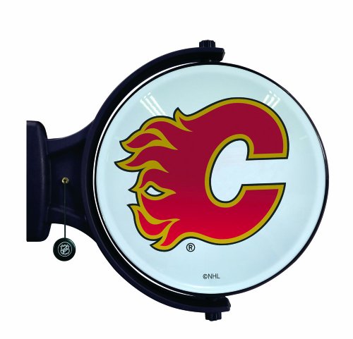  NHL Calgary Flames Revolving Wall Light 