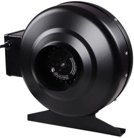 4" Inline Duct Exhaust Fan Air Blower Hydroponics Cooling Vent HO 2580RPM 175CFM