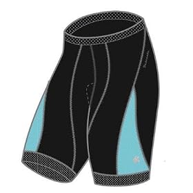 Buy Descente 2009 Ladies Strata Cycling Shorts - Black Caribbean Blue - 10110BKCB