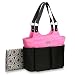 Carter's Everyday Tote Diaper Bag - Pink/Black