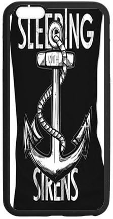 Hoomin Sleeping with Sirens Sorry Lyrics Black Anchor iPhone 6plus 5.5" Cell Phone Cases Cover Popular Gifts(Laster Technology)