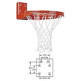 FT170DR First Team Super Duty Double Rim Rear Mounted Fixed Basketball Rim
