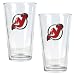 New Jersey Devils NHL 2pc Pint Ale Glass Set - Primary Logo