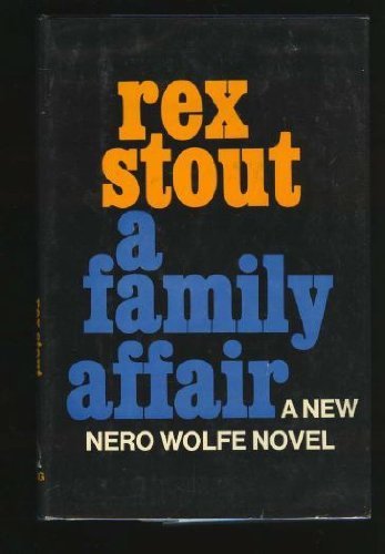 A Family Affair Hardcover - September 8, 1975