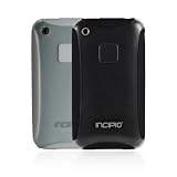 Incipio iPhone 3G 3GS SILICRYLIC Hard Shell Case with Silicone Core, Black / White