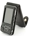 Tuff-Luv Classic "Veggie" Leather case cover - Sony Walkman NWZ-A82X A820 Series (NWZ-A826 NWZA826 NWZ-A828 NWZA828 NWZ-A829 NWZA829) - Black
