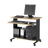 35 Wide Adj. Height Workstation,CY Shlvs/BK Frame