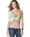 Apparel : One World Printed Short-Sleeved Henley