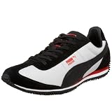 PUMA Men's Speeder Sneaker,White/Black/High Risk Red,9 M