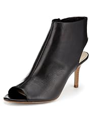 Autograph Leather Peeptoe Shoe Boots with Insolia®