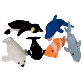 Aquatic Fish Cuddly Soft Toy 10 Inch - Assorted designs - Single
