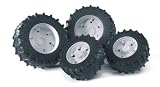 Twin tires with white rims for tractor Series No. 03000 - B0002HNLO8