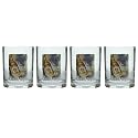Licensed Captain Morgan Bottle Label DOF Glass Set