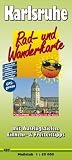 Rad- und Wanderkarte Karlsruhe: mit Ausflugszielen, Einkehr- & Freizeittipps, wetterfest, reissfest, abwischbar, GPS-genau - 1:50000 - Publicpress