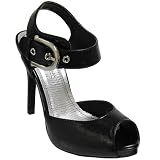Anne Michelle by Journee Peep Toe Ankle Strap Pump
