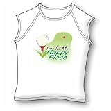 Golf - My Happy Place - Sports and Games Women's Raglan Sleeve
