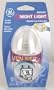 GE Auto Incandescent Night Light With Extra Outlet White - GE 51553