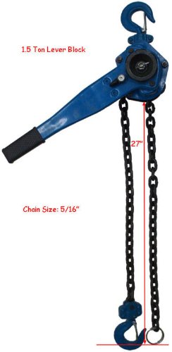 1.5 Ton Lever Block Ratchet Chain Hoist Lift 