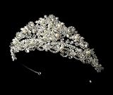 Princess Swarovski and Freshwater Pearl Bridal Tiara