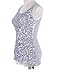 PrettyGuide Women's Shimmer Glam Sequin Embellished Sparkle Tank Top Vest Tops XS Silver
