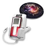 ALL-IN-ONE Wireless FM Transmitter, Car Charger / DC adapter, and Secure Mounting Holder / Cradle For Digital Audio MP3 Player ***Bonus USB Cable included to power Bluetooth and other devices through built-in USB Port Package Includes Custom Designed MousePad