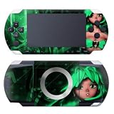 PSP Skin Slim & Lite - Ghost In The Game (Green)