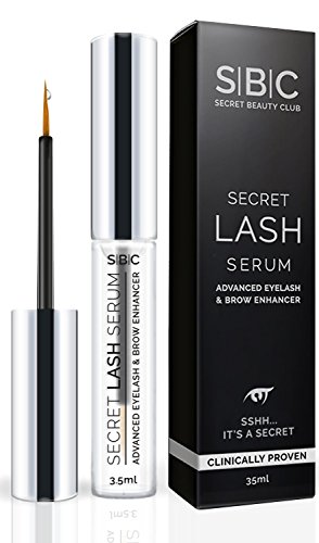 Secret Beauty Club Eyelash Growth Serum to Amplify & Enhance Your Natural Lashes & Eyebrows - Repair Renew & Regrow Damaged Lashes Fast with Myristoyl Pentapeptide-17