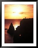 Cabo Rojo at Sunset, Puerto Rico Framed Art Poster Print by Greg Johnston, 39x49