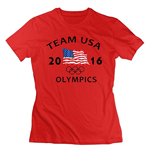 HappWan Women's USA 2016 OLYMPICS T-shirt