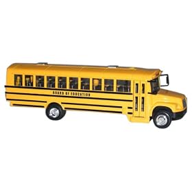 Click here to buy Die Cast Yellow School Bus by Daron.